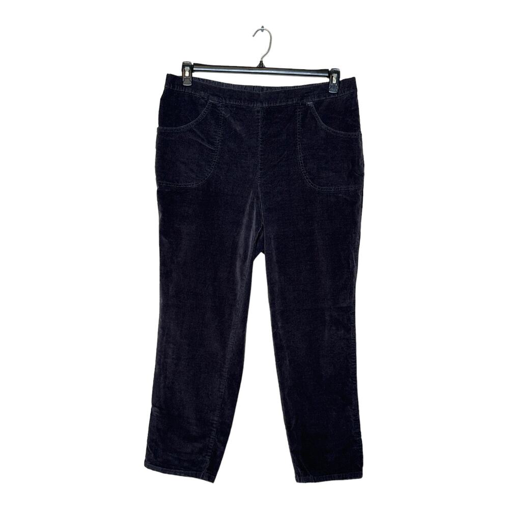 JMS by Hanes gray corduroy pull on stretch pants size 2X